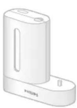 PHILIPS Sonicare ExpertClean HX9627 - Advertencia: No coloque el capuchón en el cabezal del cepillo durante la higienización. - 1