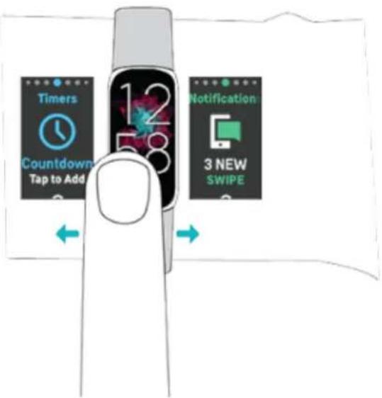 FITBIT Luxe - Ouverture d'applications - 1