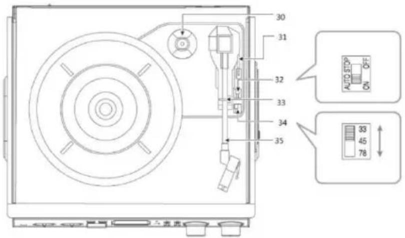 DENON MRD166 - PANEL TRASERO - 1