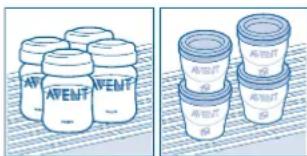 PHILIPS Avent SCD277 - Come conservare il latte estratto - 1