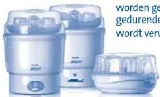 PHILIPS Avent SCD277 - Schoonmaken en steriliseren van de kolf - 1