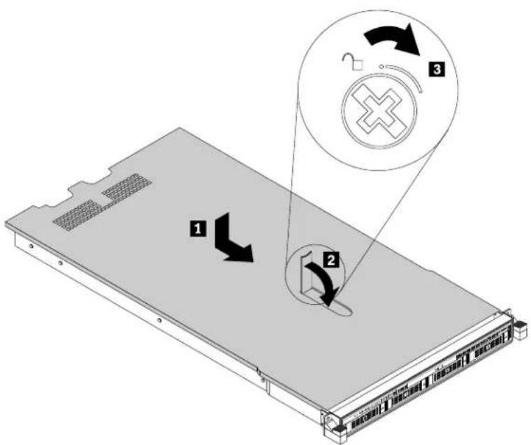 LENOVO ThinkServer RD550 - Réinstallationducarterduserveuretbranchementdescâbles - 1