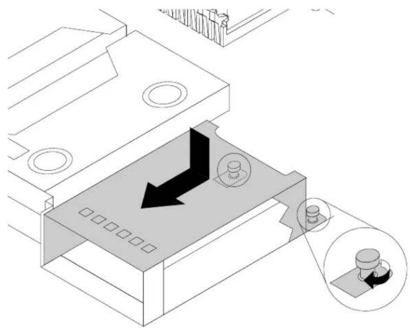 LENOVO ThinkServer RD550 - Installationdukitdefonddepanierarrière/boîtier - 2