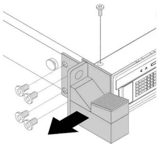 LENOVO ThinkServer RD550 - Retraitetréinstallationdespoignéesdel'armoire - 1