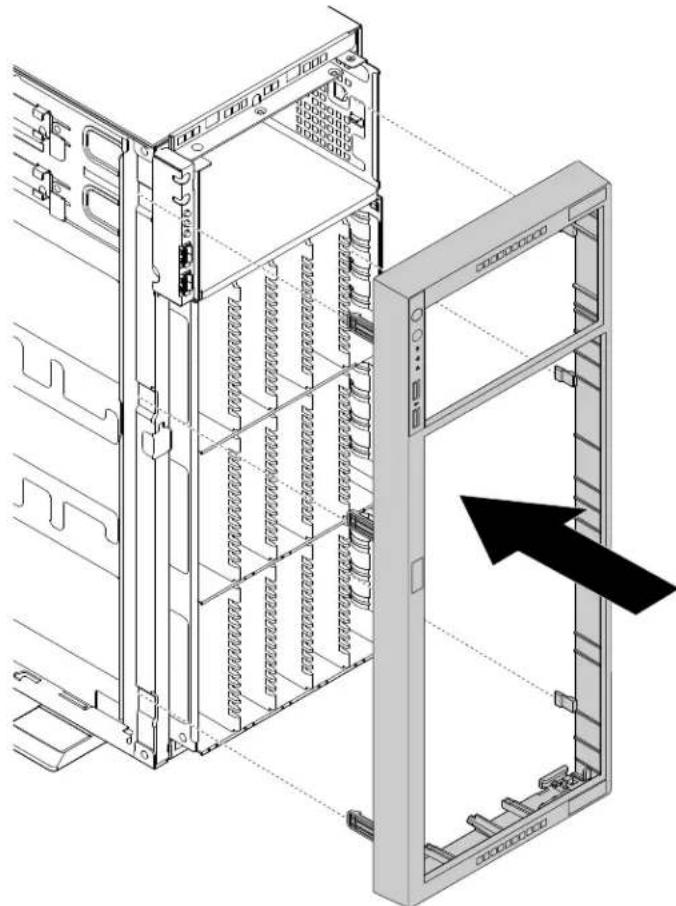 LENOVO ThinkServer TD350 - Retraitetréinstallationdupanneaufrontal - 3