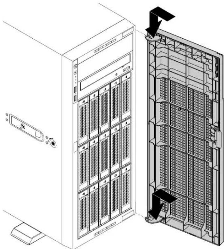 LENOVO ThinkServer TD350 - Retraitetréinstallationdupanneaufrontal - 4