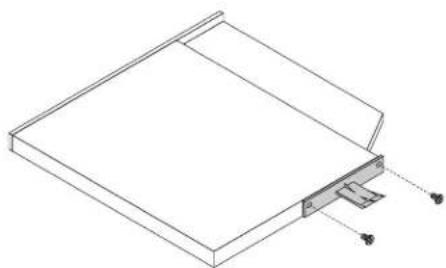 LENOVO ThinkServer TD350 - Installationouremplacementd'uneunitédedisqueoptiqueslimdanslemoduleflex - 5