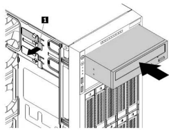 LENOVO ThinkServer TD350 - Installationouremplacementd'uneunitédedisqueoptique - 3
