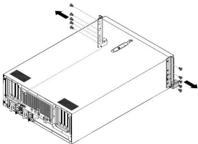 LENOVO ThinkServer TD350 - Retraitetréinstallationdespoignéesdel'armoire - 1