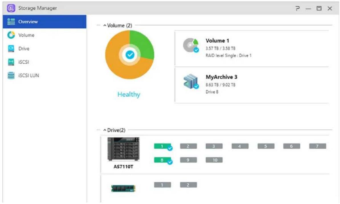 Asustor AS3304T - Gestionnaire de stockage - 1