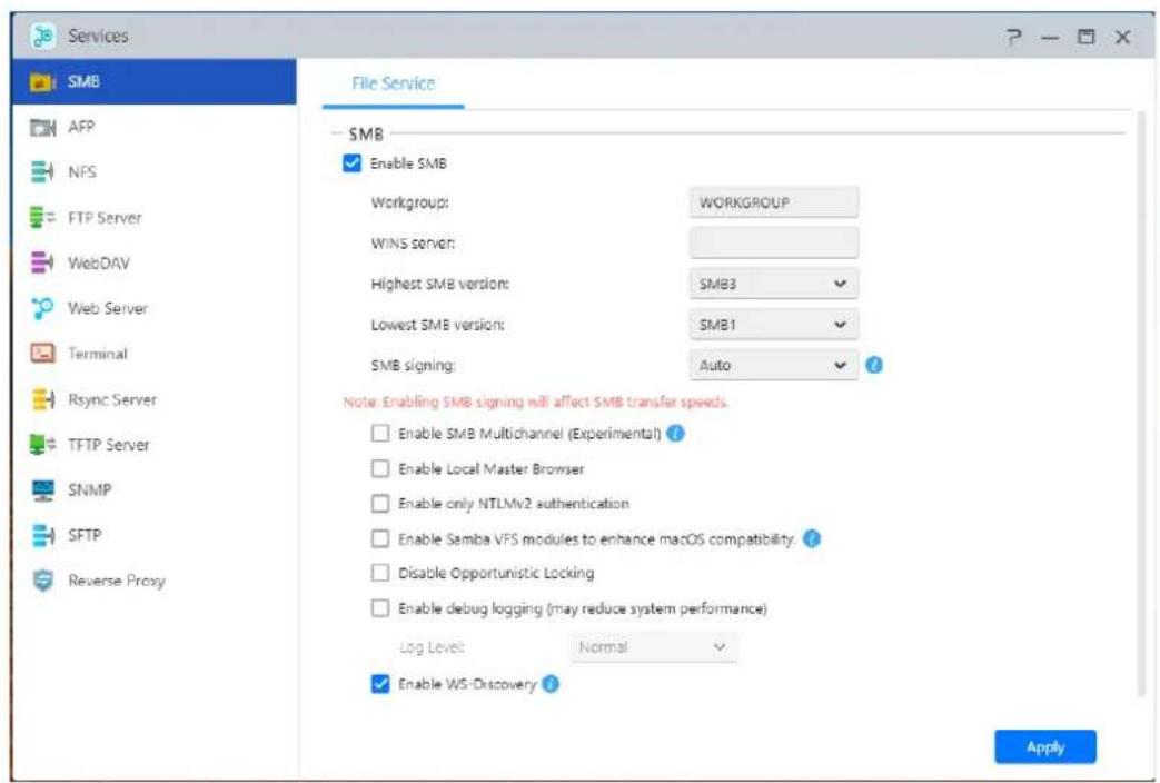 Asustor AS3304T - Services - 1