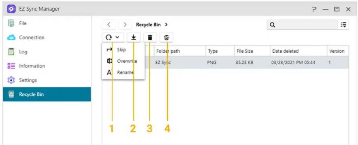 Asustor AS3304T - Corbeille - 1