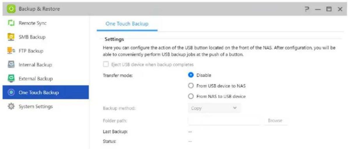 Asustor AS3304T - Méthodes de sauvegarde: - 1