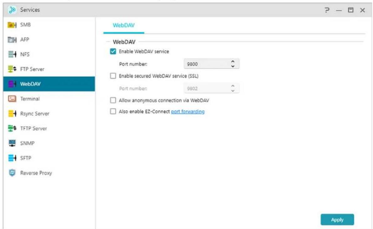 Asustor AS3304T - Webdav - 1