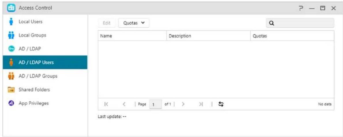 Asustor AS3304T - Ad/Ldap utilisateurs - 1