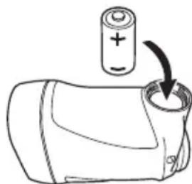 NIKON COOLSHOT PRO II STABILIZED - ■ Insérer/Remplacer la pile - 1