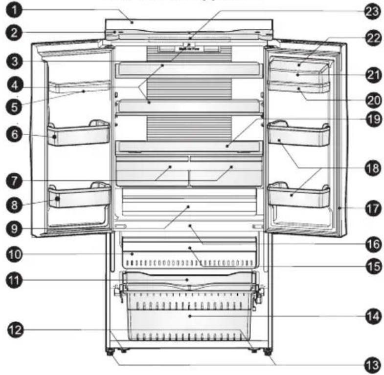 HISENSE RF20N6ASE - Description of the appliance - 1