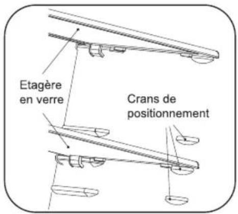 HISENSE RF20N6ASE - Etagères en verre - 2
