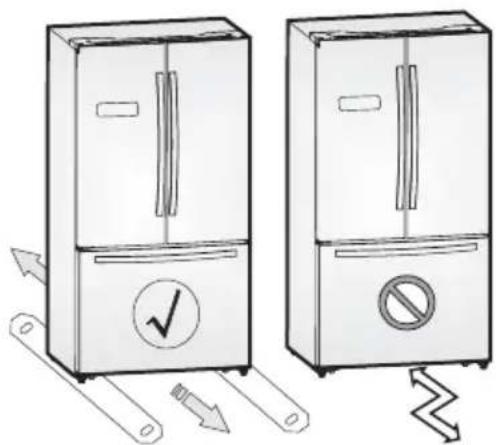 HISENSE RF20N6ASE - Installing your new appliance - 1