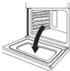 HISENSE HER30FSC - To remove the oven door: - 1