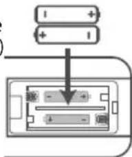 HISENSE HS205 - Inlocuirea bateriilor telecomenzii - 2