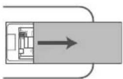 HISENSE HS205 - De batterij van de afstandsbediening verrangen - 1