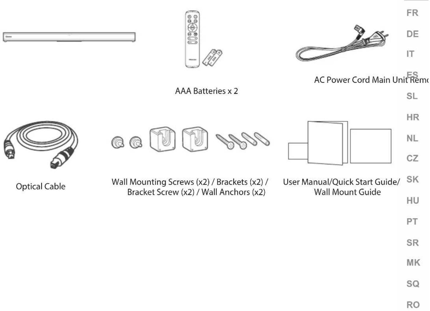 HISENSE HS205 - Package Contents - 1