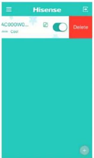HISENSE DH70W1WG - Unpairing - 1