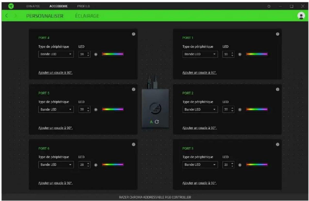 RAZER Chroma Addressable RGB Controller - Personnaliser - 1