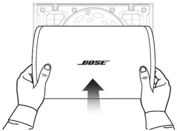 BOSE DesignMax DM5SE - Attaching the Grille - 1