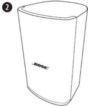 BOSE DesignMax DM5SE - Orientamento del diffusore - 2