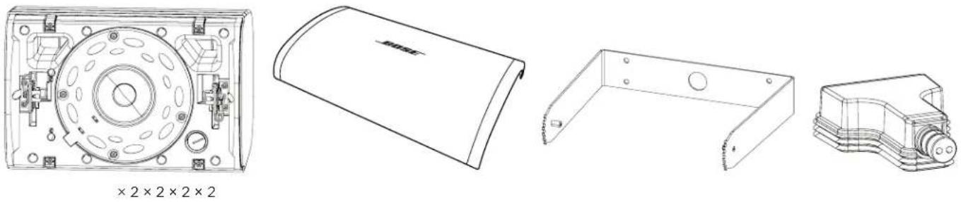 BOSE DesignMax DM5SE - Contenido de la caja - 1