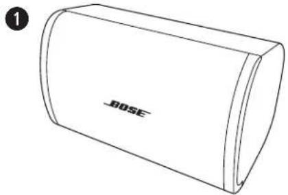 BOSE DesignMax DM5SE - Orientation del altovoz - 1