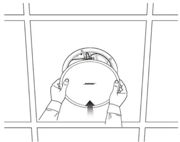 BOSE DesignMax DM5C - Fijación de la rejilla - 2