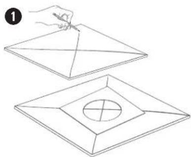 BOSE DesignMax DM5C - Assemblage de la plaque de renfort pour plafond à dalles - 4