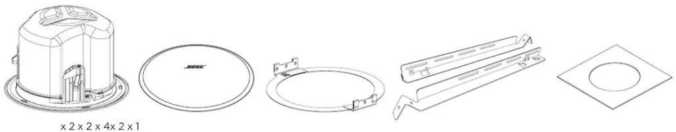 BOSE DesignMax DM5C - Contenu de l'emballage - 1