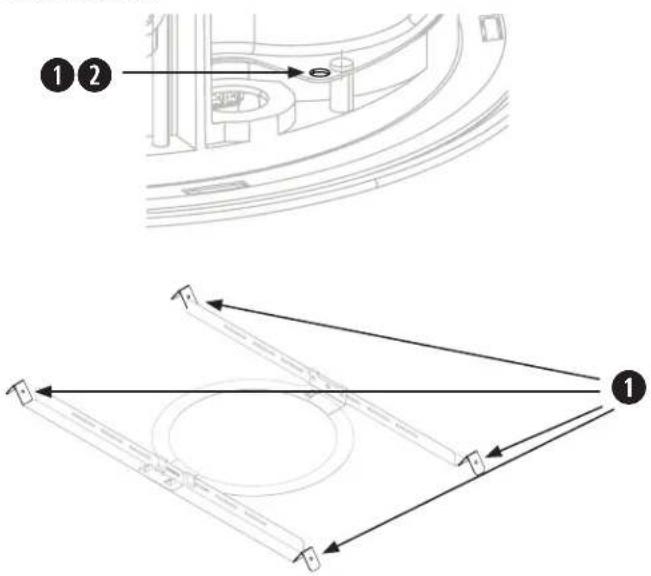 BOSE DesignMax DM5C - Uso de un cable de seguridad - 1