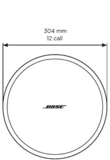 BOSE DesignMax DM5C - Wymiary produktu - 1