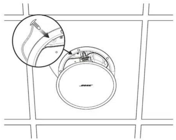BOSE DesignMax DM5C - Fissaggio della griglia - 1
