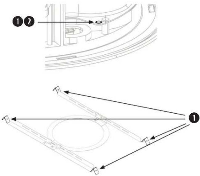 BOSE DesignMax DM5C - Een veiligheidskabel gebruiken - 1