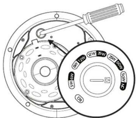 BOSE DesignMax DM5C - Lautsprechereinstellungen - 1