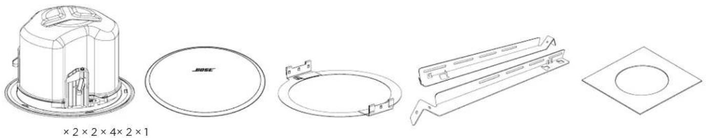 BOSE DesignMax DM5C - Contenido de la caja - 1