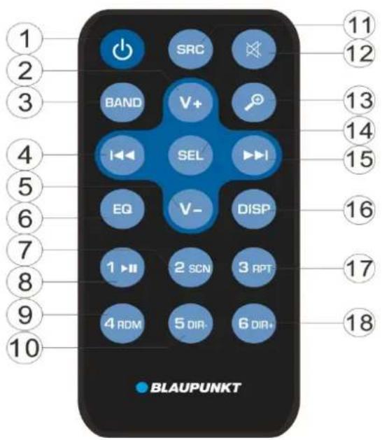 BLAUPUNKT Madrid 170 BT - Anslut / koppla bort Bluetooth - 1