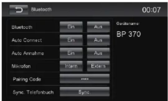 BLAUPUNKT Santa Cruz 370 - Bluetooth-Einstellungen - 2