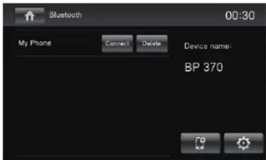 BLAUPUNKT Santa Cruz 370 - A Bluetooth használatának indítása - 1