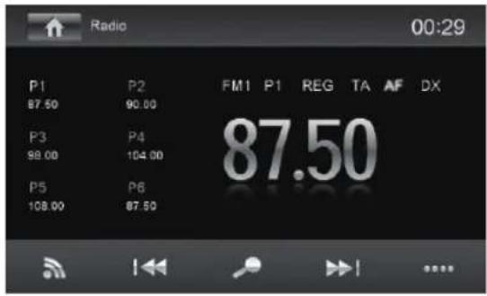 BLAUPUNKT Santa Cruz 370 - A rádió üzemmód elindítása - 1