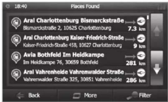 BLAUPUNKT Santa Cruz 370 - Erikoiskohteet - Points of Interest - 3