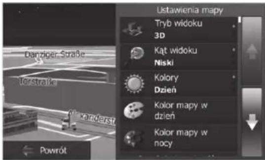 BLAUPUNKT Santa Cruz 370 - Ustawienia mapy - 2