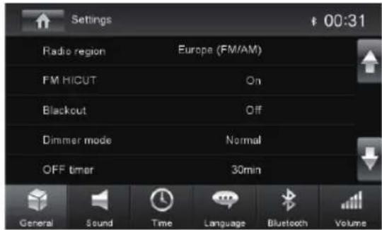 BLAUPUNKT Santa Cruz 370 - Βασικές ρυθμίσεις - 1