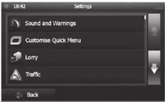 BLAUPUNKT Santa Cruz 370 - Adjusting route options before the route guidance - 2